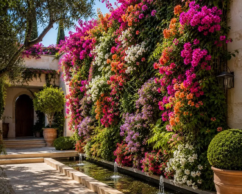 Flowering Wall — Babylon Landscape Architecture